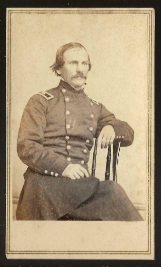 Civil War Cdv Union General Gouverneur William Hays Rare