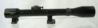 Authentic German Oigee Berlin 4x26 Post Reticle Rifle Scope W Rare Claw Mounts