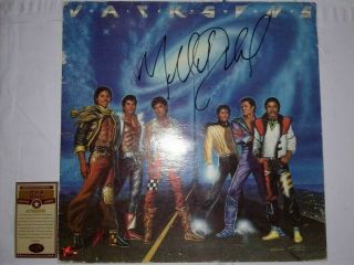 Rare - Michael Jackson Hand - Signed Autographed Jackson 5 Victory Album W/