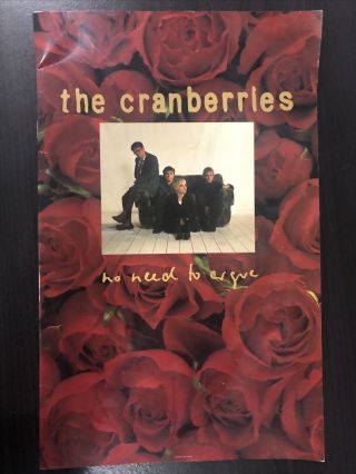 The Cranberries Rare 1994 Us Only 15 Page Orig Tour Book " No Need To Argue”