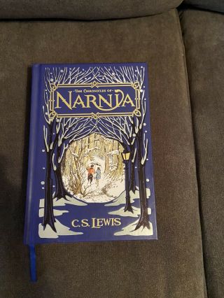 Chronicles Of Narnia By Lewis (2009,  Hardcover) Bonded Leather Rare