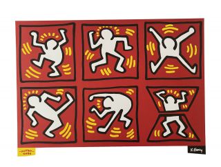 Keith Haring Special Editions Limited 6 Dancers,  Rare Poster.