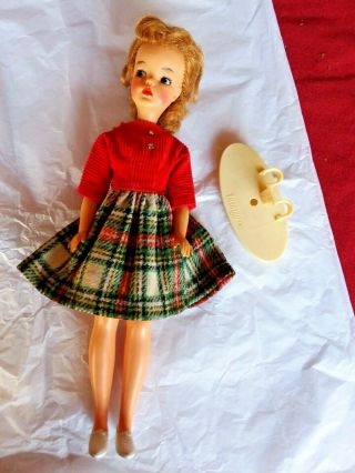 Vintage 1960s Ideal Tammy Doll Bs - 12 - 4 Straight Leg