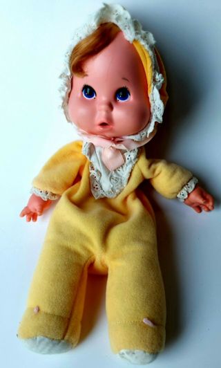Mattel Cry Baby Beans Doll 11 3/4 " Tall 1972 Rare