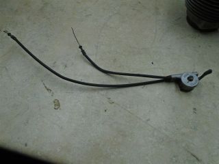 Bmw 90 R R90/6 R90 Engine Chock Lever & Cables 1976 Rb24