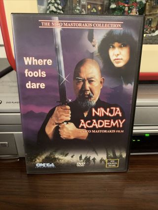 Ninja Academy Where Fools Dare Dvd Rare Oop Martial Arts Image Entertainment