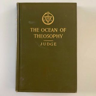 Rare Antique Old Book The Ocean Of Theosophy By Judge 1915 Scarce Occult