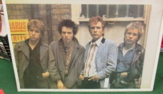 Sex Pistols Poster 1985 Rare Vintage Collectible Oop Sid Vicious Rotten
