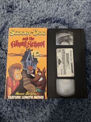 Vintage Scooby Doo And The Ghoul School Rare 1988 Vhs