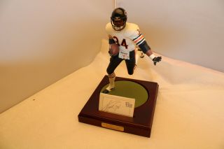 Rare Walter Peyton Hand Signed Autographed The Art Of Sport Statue 166/250