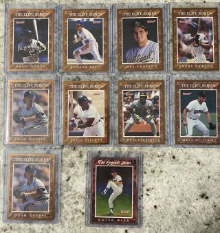 1991 Donruss The Elite Series Baseball Complete Set Rare Nm - W/ Ryan Legend