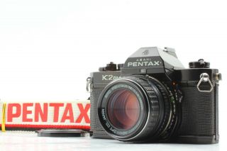 Rare 【n.  Mint】 Asahi Pentax K2 Dmd Black Smc M 50mm F/1.  4 From Japan 464
