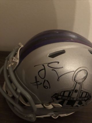 Bowl XLIX 53 NFL Riddell Mini Helmet Patriots Vs Seahawks / Rare 2
