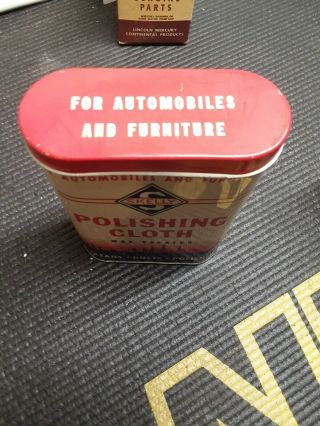 RARE Vintage SKELLY Gas Oil Advertising Can polishing cloth 2