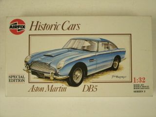 Vintage Airfix Historic Cars Aston Martin Db5 1:32 Model Car Kit 02406