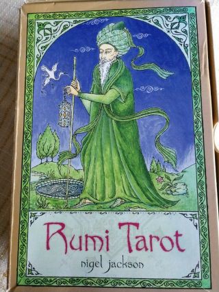 Rumi Tarot Cards By Nigel Jackson (2009) - - Oop Htf Rare