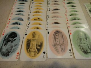 Antique Set 1925 Nation’s Capital Souvenir Playing Cards Complete With Joker