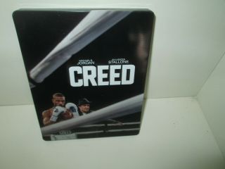 Creed Rare Steelbook Blu Ray & Dvd Set (2 Disc) Michael Jordon Rocky Stallone