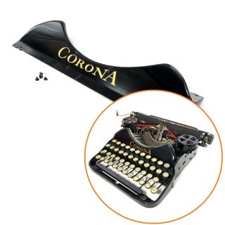 Corona Four Typewriter Front Panel Antique Schreibmaschine Part Vtg
