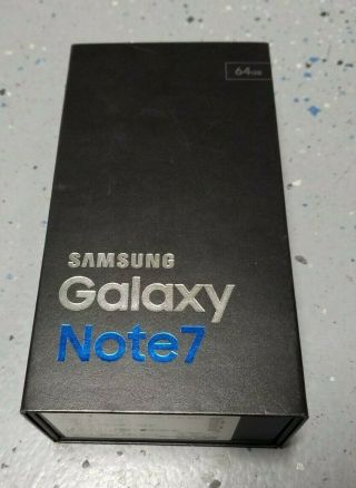 Galaxy Note 7 Sm - N930v 64gb Verizon (black Onyx) & Rare