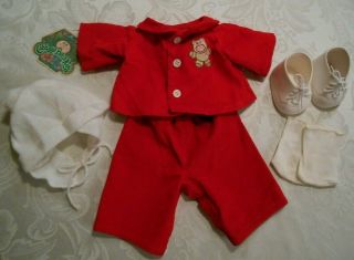 Vintage Cabbage Patch Kids Doll Clothes Corduroy Outfit (5 Piece)