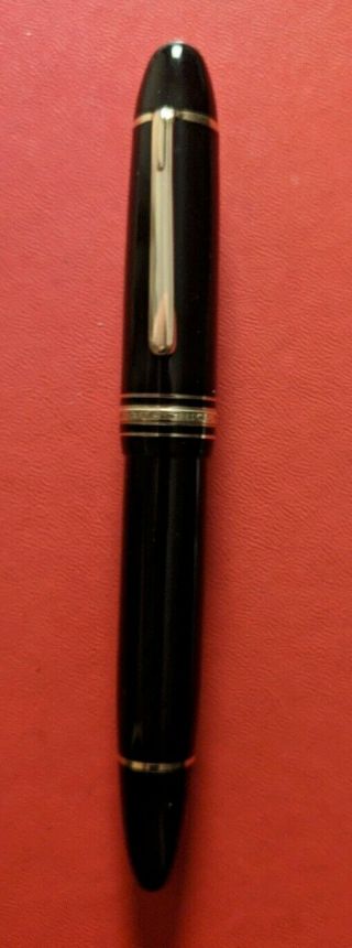 Montblanc Meisterstuck 149 14c Gold 4810 " F " Nib Piston Fill Fountain Pen Rare