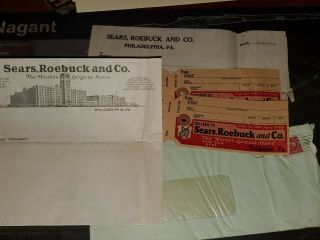 Antique Sears,  Roebuck And Co.  Consignment Information For Furs Dated 1927