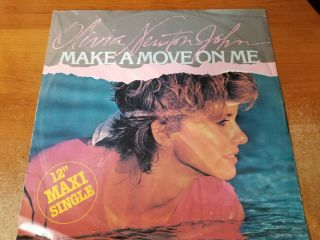 Olivia Newton - John: Make A Move On Me,  12 In Rare German Maxi Single Record