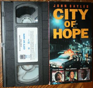 City Of Hope (vhs) Vincent Spano,  Tony Lobianco,  Joe Morton.  Good Cond.  Rare.  Nr