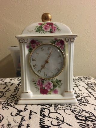 Antique French Porcelain mantle clock 2
