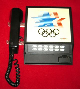 La Olympic Phone 1984 84 Pac Tel Pactel Cord Landline Xxiiird Rare Los Angles