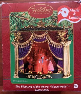 Phantom Of The Opera Ornament Stage Setting 2002.  Condition/rare