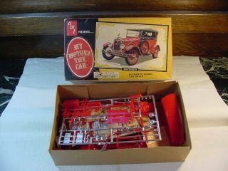 Vintage Amt My Mother The Car 1/25th Scale Model Kit Box & Partial Contents