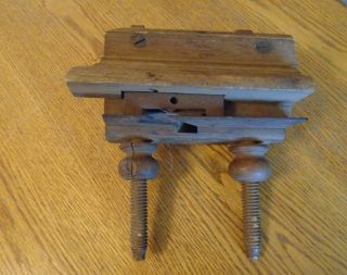 Antique 19th Century Crown Molding Plane Woodworking Tool Carpentry Old