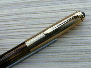 Pelikan 500 NN Rolled Gold Fountain Pen 14k EF Nib - and Rare 1950s 5