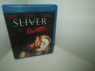 Sliver Rare Sexy Thriller Blu Ray Sharon Stone Tom Berenger 1993