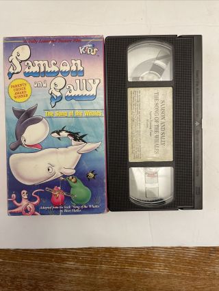 Samson And Sally Song Of The Whale Vhs Just For Kids 1990 Oop Rare Animation