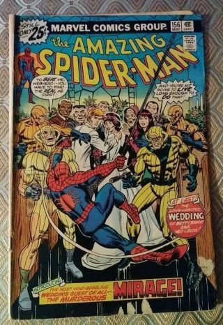 Vintage Marvel Comics 1976 The Spiderman Issue 154 Comic Book Rare