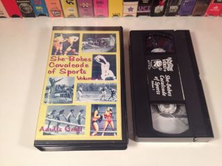 She - Babes Cavalcade Of Sports Vol.  1 Rare Vhs Vintage Clips Roller Derby Boxing