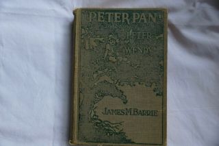Peter Pan And Wendy Antique First Ed Childrens J M Barrie Vtg Disney C 1911