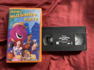 Barney’s Halloween Party Rare Canadian 2003 Vhs