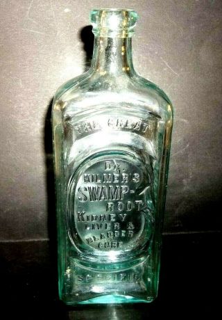 Vtg The Great Dr Kilmers Swamp Root Kidney Liver & Bladder Cure Bottle Antique