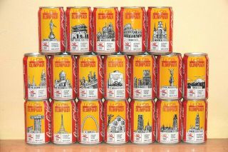 Rare Coca - Cola Cans From Italy - Barccelona 92