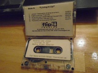 Rare Promo Rickie Lee Jones Cassette Tape Living It Up Remixes Unreleased ? Live