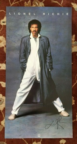 Lionel Richie On Motown Records Rare Promotional Poster From 1986