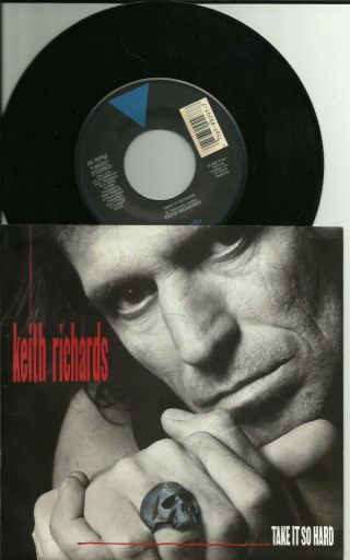 Keith Richards - Take It So Hard Rare Us 7 " 45rpm Rolling Stones