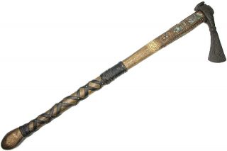 Ancient Rare Authentic Viking Kievan Rus Iron Battle Axe Hammer 10 - 12th AD 2