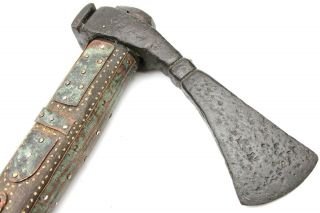 Ancient Rare Authentic Viking Kievan Rus Iron Battle Axe Hammer 10 - 12th AD 6