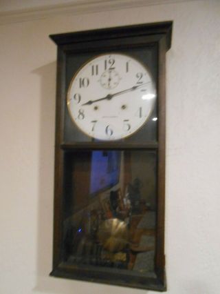 Antique Seth Thomas Time Wall Regulator Clock 31 - Day Rare