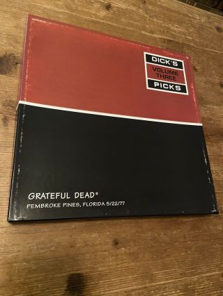 Grateful Dead Like Vinyl Dicks Picks Volume 3 May 1977 Rare